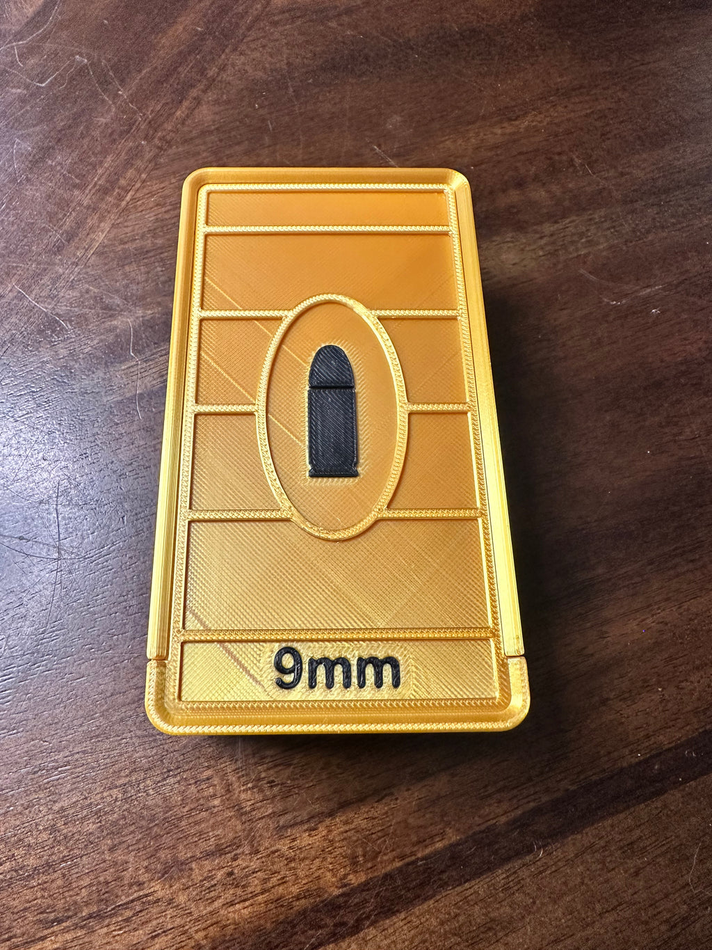 Premium 3D-printed 9mm Ammo Tray Holds 50 rounds