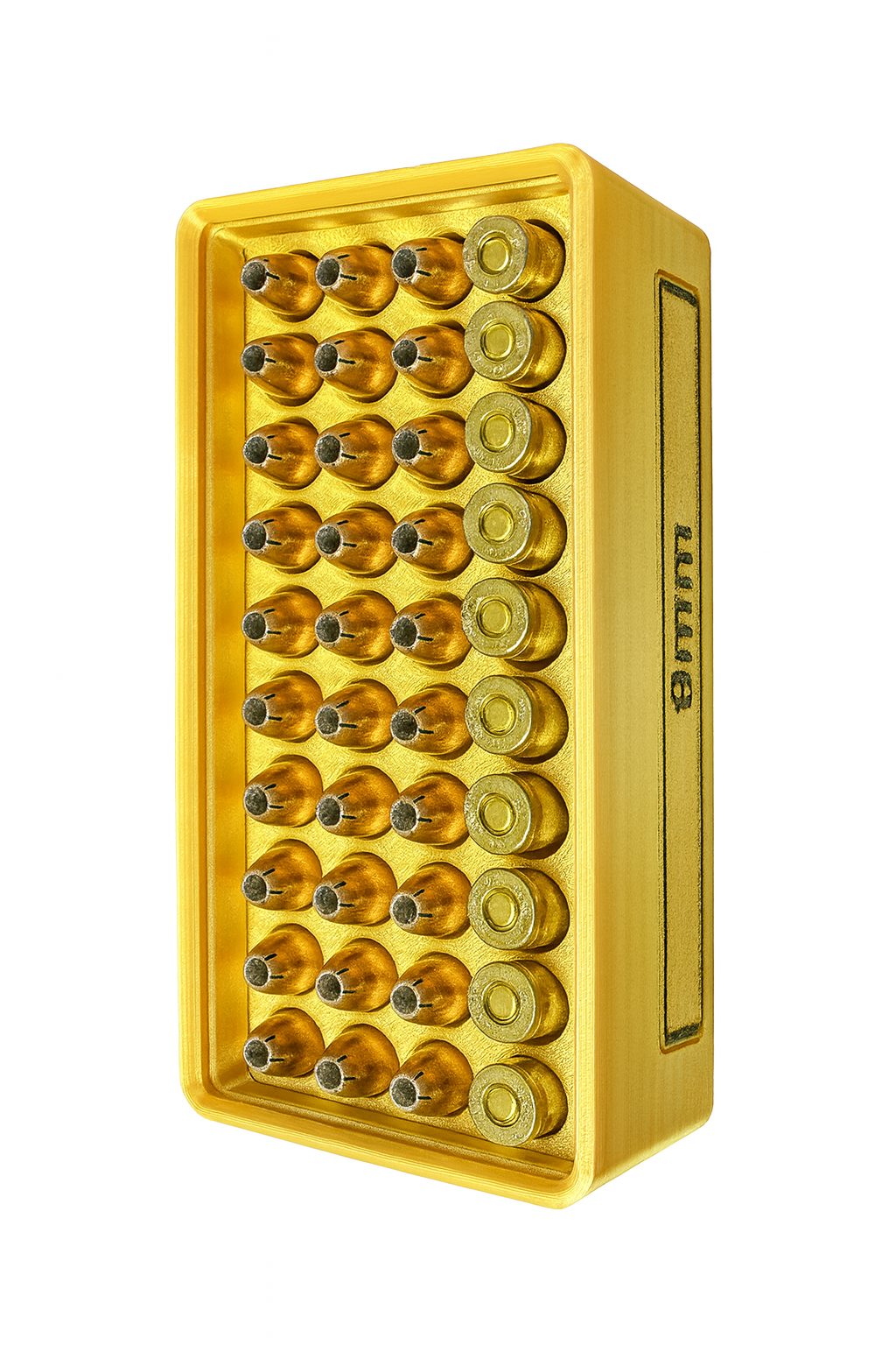 Premium 3D-printed 9mm Ammo Tray Holds 50 rounds