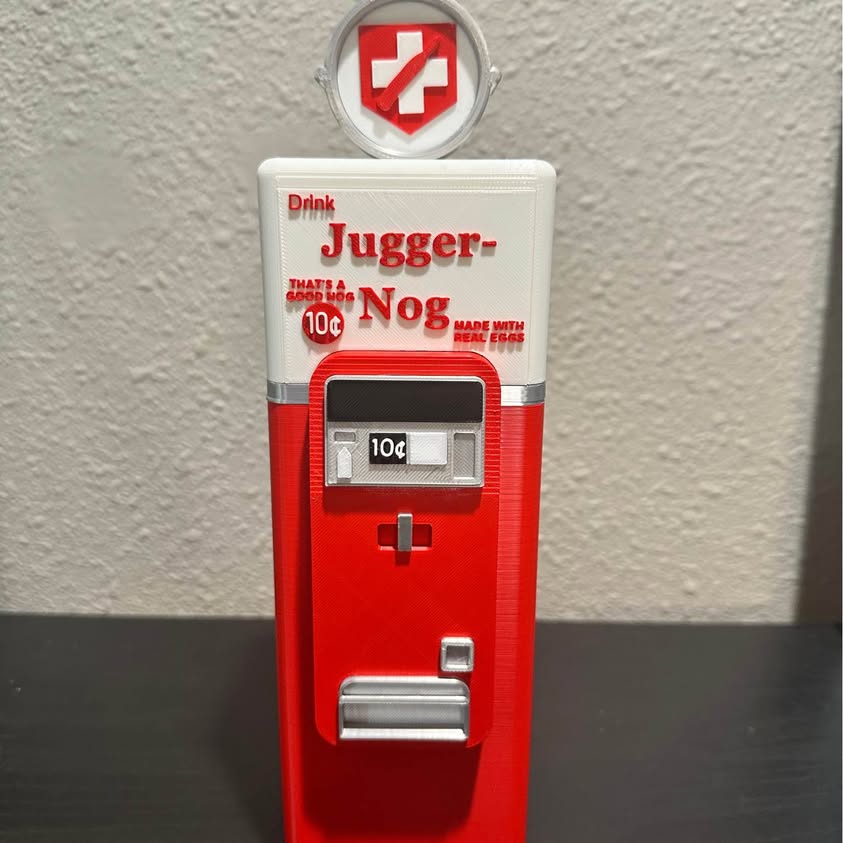🧟‍♂️ 12” 3D Printed Jugger-Nog Machine – Call of Duty Zombies Collectible 🧟‍♂️